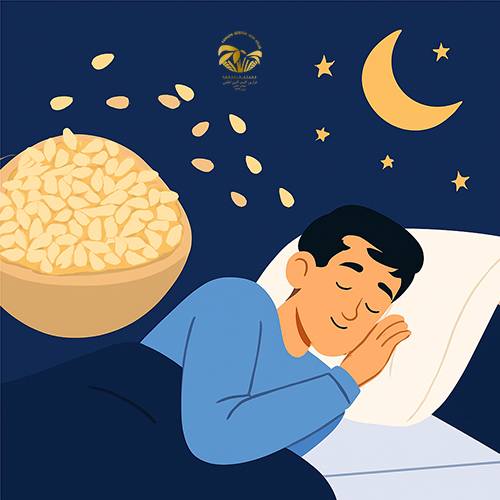 نقش کنجد در کاهش استرس و بهبود خواب