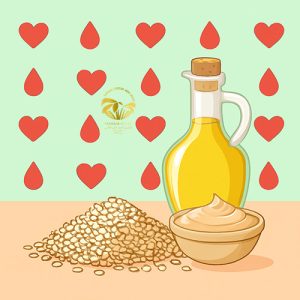 تأثیر کنجد در تنظیم قند و چربی خون