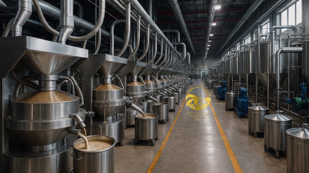 تولید ارده و کاربرد های صنعتی کنجد